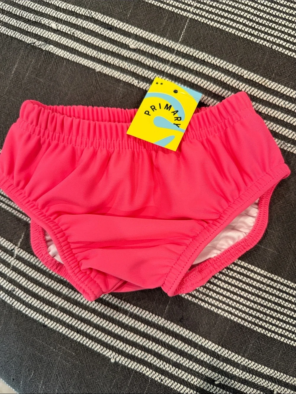 Primary Hot Pink Kids Swim Diaper Cover
